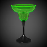 Neon Green LED 10 oz. Margarita Glass